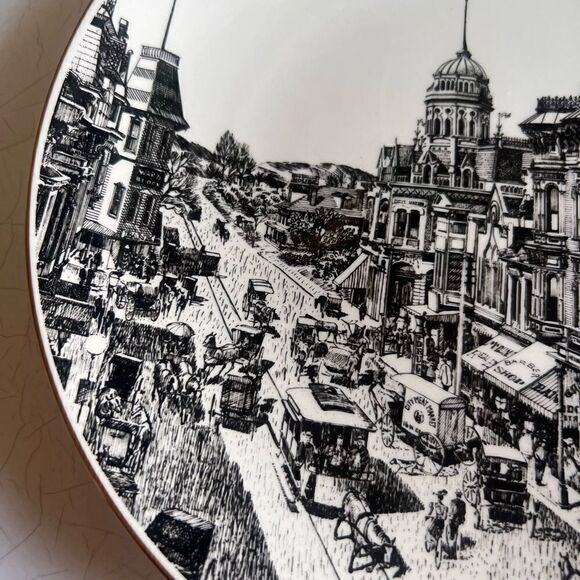 Gorham fine China USA Pasadena 1874 to 1974 dinner plate Carlos Diaz - Picture 6 of 7